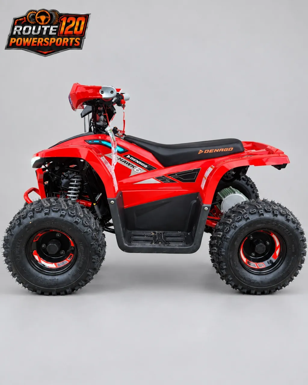 Red Denago E-Hawk 6 side profile