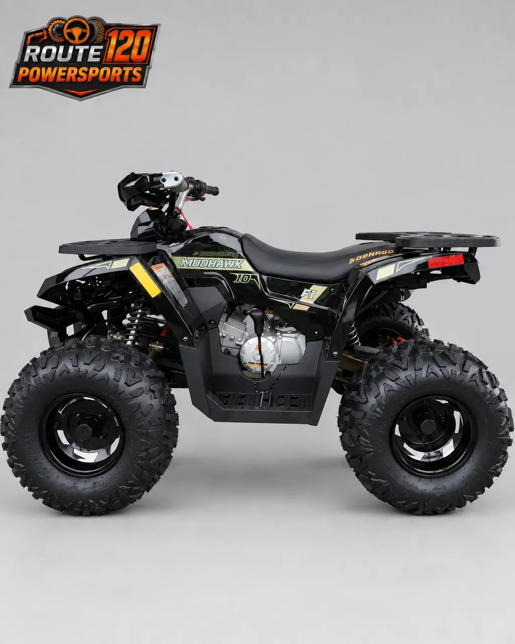 Black Denago Mudhawk 10FI side profile