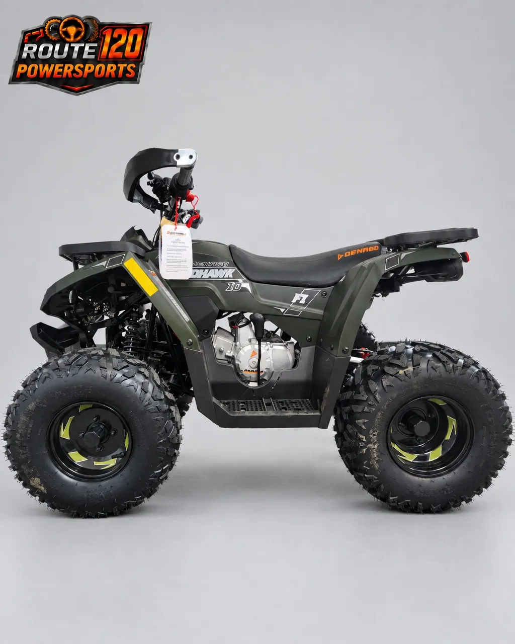Matte Green Denago Mudhawk 10FI side profile